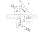 SUZUKI RM80 X (1999) (E03,E28,E33) 24 - HANDLE LEVER