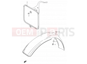 SUZUKI RM80 Y (2000) 22 - FRONT FENDER