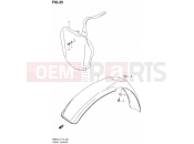 25 - FRONT FENDER - Suzuki RM85L L2 (2012)