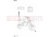 30 - LABEL - Suzuki RM85L L2 (2012)