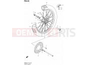 34 - FRONT WHEEL (RM85L2 P19) - Suzuki RM85L L2 (2012)