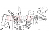 HONDA CB1300A5 CB1300 2005 F-3 SWITCH / CABLE