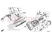 HONDA CTX1300AE CTX1300A 2014 E-1 VALVE COVER