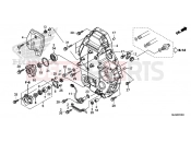 HONDA CTX1300AE CTX1300A 2014 E-10 REAR CRANKSHAFT COVER