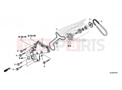HONDA CTX1300AE CTX1300A 2014 E-12 WATER PUMP COVER