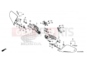 HONDA CTX1300AE CTX1300A 2014 F-3 MIRROR