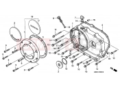 HONDA VT1100C32 Shadow 2002 E-6 RIGHT CRANKSHAFT COVER