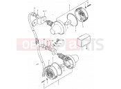 SUZUKI TS125ER T (1996) 28 - TURN SIGNAL LAMP (E02, E15)