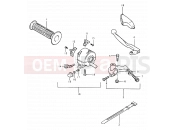 SUZUKI TS125ER T (1996) 70 - LEFT HANDLE SWITCH (TS125ERT)