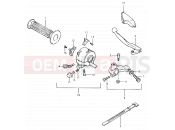 SUZUKI TS125ER T (1996) 72 - LEFT HANDLE SWITCH (E15, E17, E18, E25, E26)