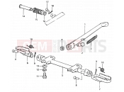 SUZUKI TS125ER T (1996) 48 - STAND - FOOTREST (E16, E18, E26)