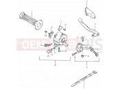 SUZUKI TS125ER X (1999) 73 - LEFT HANDLE SWITCH (E22)