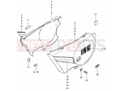 SUZUKI TS125ER X (1999) 61 - FRAME COVER (TS125ERX)