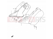 SUZUKI TS125ER Z (1982) 44B - FRAME COVER (MODEL R P31)