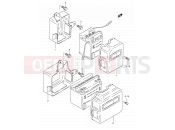 SUZUKI TS125ER L (1990) 35 - BATTERY HOLDER