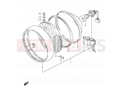 SUZUKI TS125ER R (1994) 20 - HEADLAMP (E02)