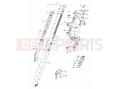 SUZUKI TS125ER R (1994) 56B - FRONT FORK (MODEL R P09)