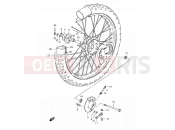 SUZUKI TS125ER R (1994) 57 - FRONT WHEEL