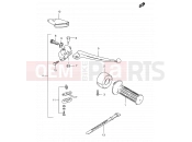 SUZUKI TS125ERC R (1994) 48 - RIGHT HANDLE LEVER