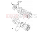 SUZUKI TS125R K (1989) 13 - CLUTCH
