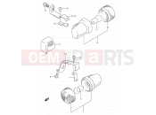 SUZUKI TS125R K (1989) 25 - TURNSIGNAL LAMP (E24)