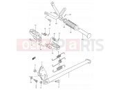 SUZUKI TS125R K (1989) 29B - STAND - FOOTREST (MODEL R)