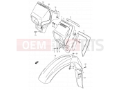 SUZUKI TS125R K (1989) 38 - HEADLAMP COVER (MODEL K)
