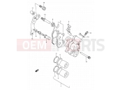 SUZUKI TS125R K (1989) 43 - FRONT CALIPER