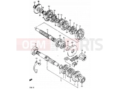SUZUKI TS125X / TS125XU E (1984) 13 - TRANSMISSION