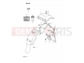 SUZUKI TS200R M (1991) (E02,E04,E24) 52 - REAR FENDER