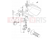 SUZUKI TS200R M (1991) (E03,E28,E33) 39 - RIGHT HANDLE SWITCH