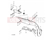 SUZUKI TS250ER N (1992) 7 - MUFFLER