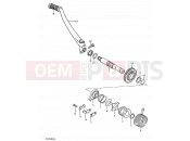 SUZUKI TS250ER N (1992) 12 - KICK STARTER