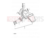 6 - AIR CLEANER - Suzuki TS250ER T (1996)