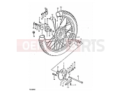 57 - FRONT WHEEL - Suzuki TS250ER T (1996)