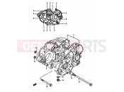 SUZUKI TS250X E (1984) 3 - CRANKCASE (MODEL E)