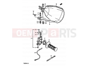 SUZUKI TS250X G (1986) 49B - RIGHT HANDLE SWITCH (MODEL K E21,E24)