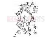 SUZUKI TS250X G (1986) 43 - STEERING STEM (MODEL G/H/J/K)