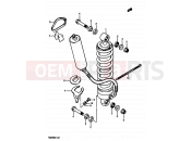 SUZUKI TS250X G (1986) 60 - REAR SHOCK ABSORBER (MODEL E/G/H/J)