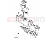 SUZUKI TS250X K (1989) 6 - CRANKSHAFT