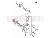 SUZUKI TS250X K (1989) 12 - WATER PUMP