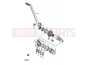 SUZUKI TS250X K (1989) 18 - KICK STARTER