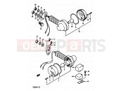 SUZUKI TS250X K (1989) 26 - TURNSIGNAL LAMP (E02,E15,E16,E17,E18,E22)