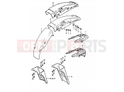 SUZUKI TS50ERKD D (1983) 65 - REAR FENDER