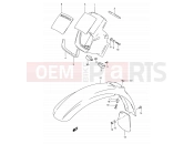 SUZUKI TS50XK E (1984) 33 - HEADLAMP HOUSING (MODEL E/G/H/J)