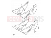 SUZUKI TS50W E (1984) 29 - FRAME COVER (MODEL D/E)