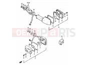 SUZUKI XN85 D (1983) (650) 36 - TURN SIGNAL LAMP (E22, E25)