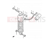 SUZUKI XN85 D (1983) (650) 64 - SHOCK ABSORBER