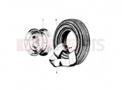 ape Calessino 2007-2012 FRONT WHEEL